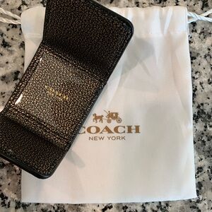 Coach picture frame key chain or hang tag